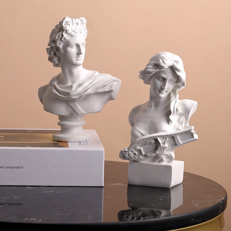 Resin Art Studio - Statuette in Resina di Personaggi Nordici