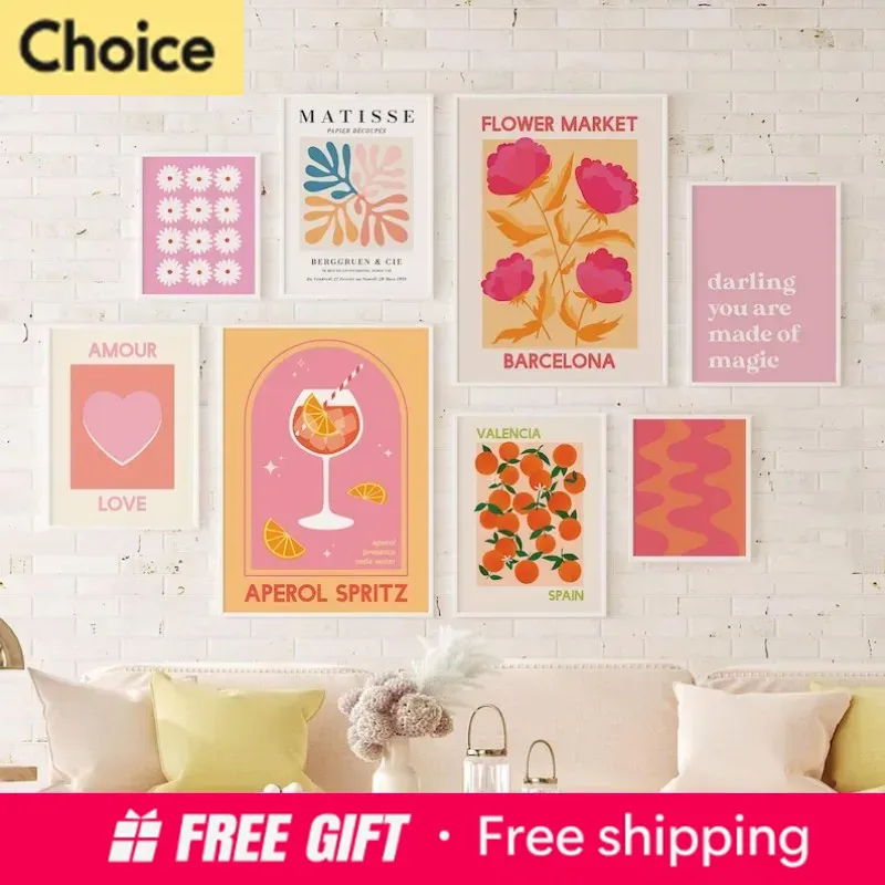 Resin Art Flowers - Poster 2026 Matisse Juice Fruit Pink