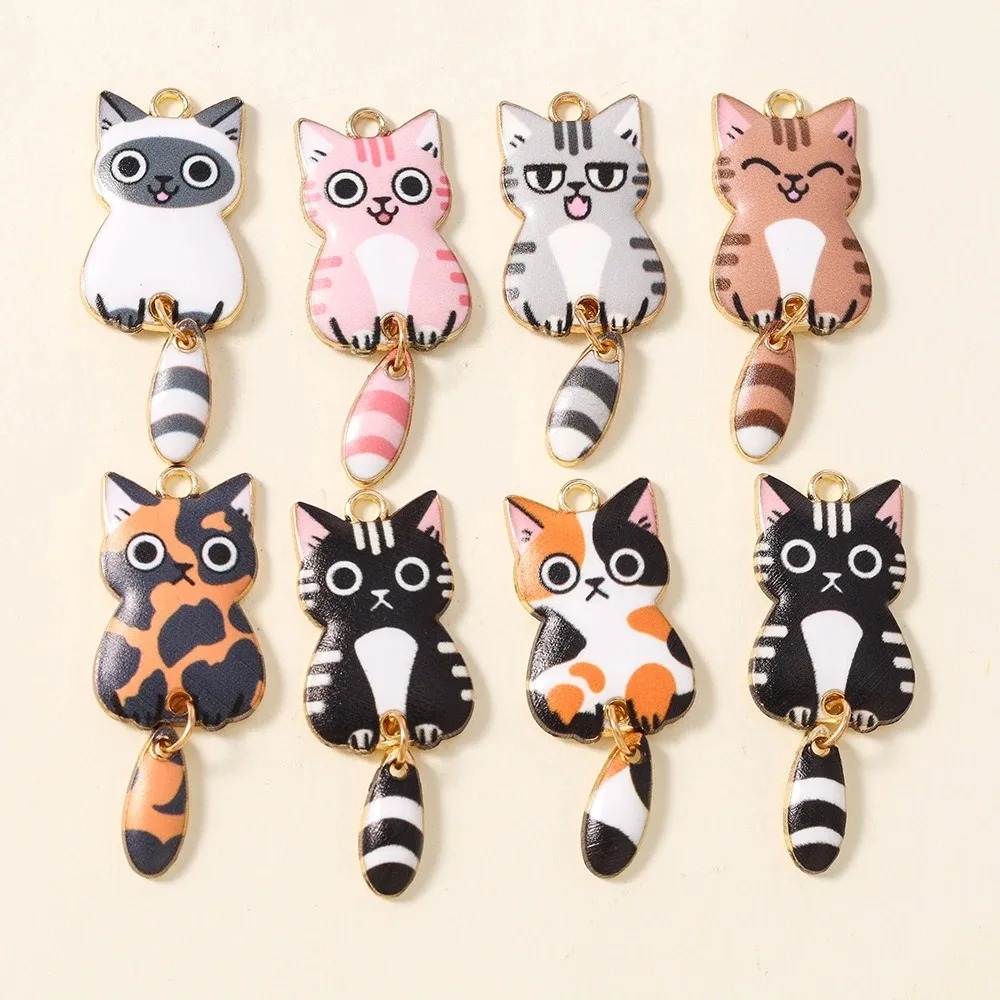 Resin Art Jewelry Kit - 10 Pezzi 16×39mm Ciondoli in Resina