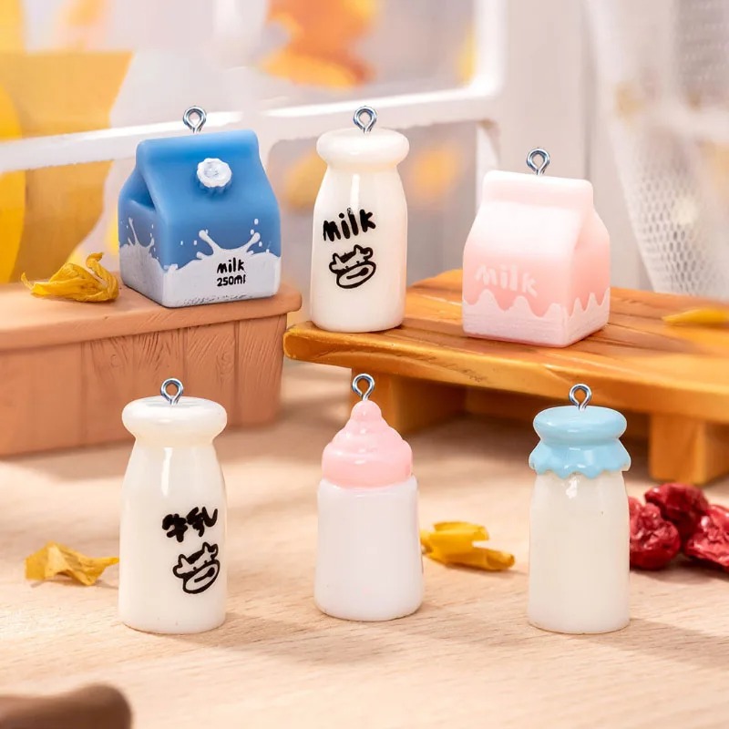 Resin Art Jewelry Kit - 10 pezzi di mini ciondoli in