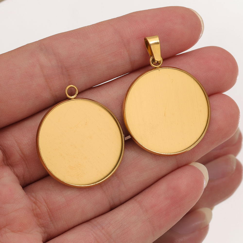 Resin Art Jewelry Kit - 10 pz Pendenti In Oro In