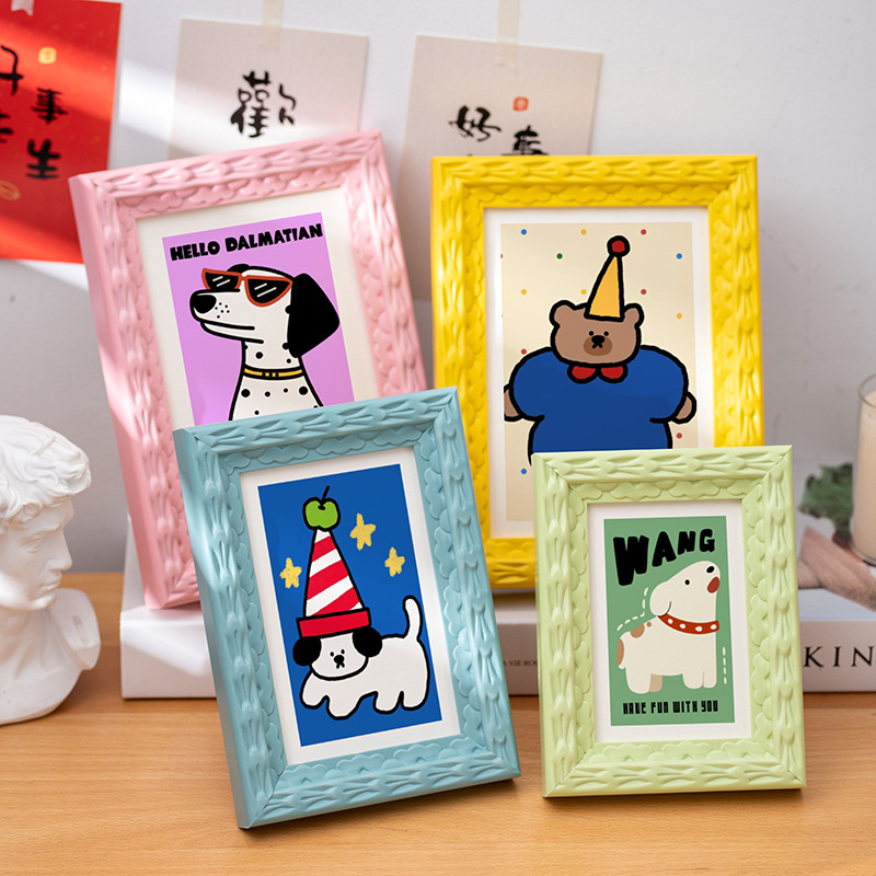 Resin Art Photo Frame - Cornice per foto colorata 5 pollici-A4