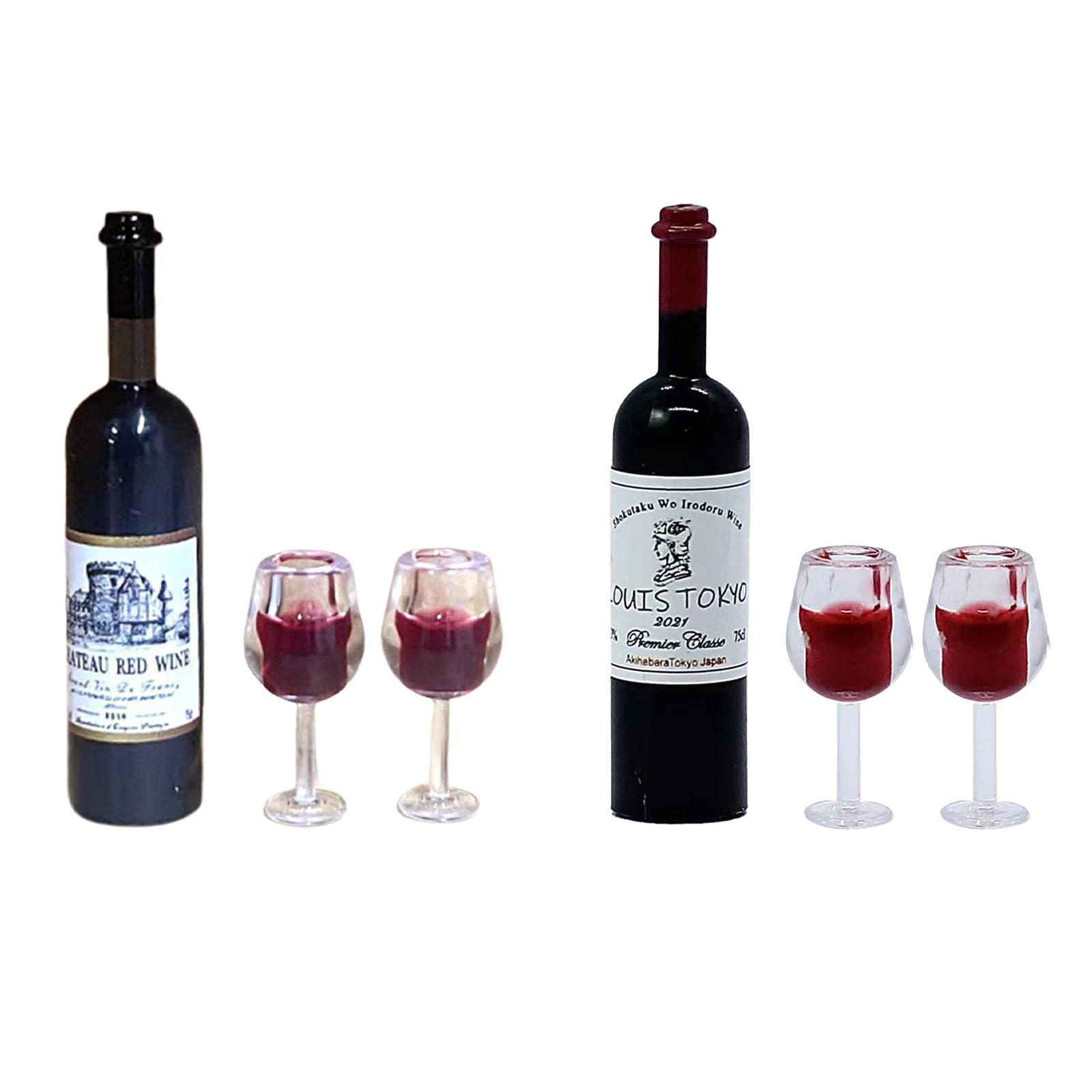 Resin Art Kitchen - Tazze per bottiglie di vino per
