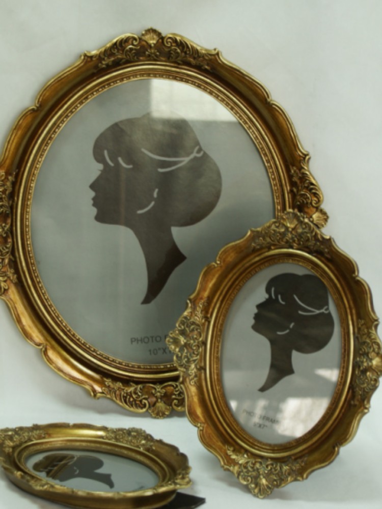 Resin Art Photo Frame - Cornice per foto decorativa ovale Soggiorno