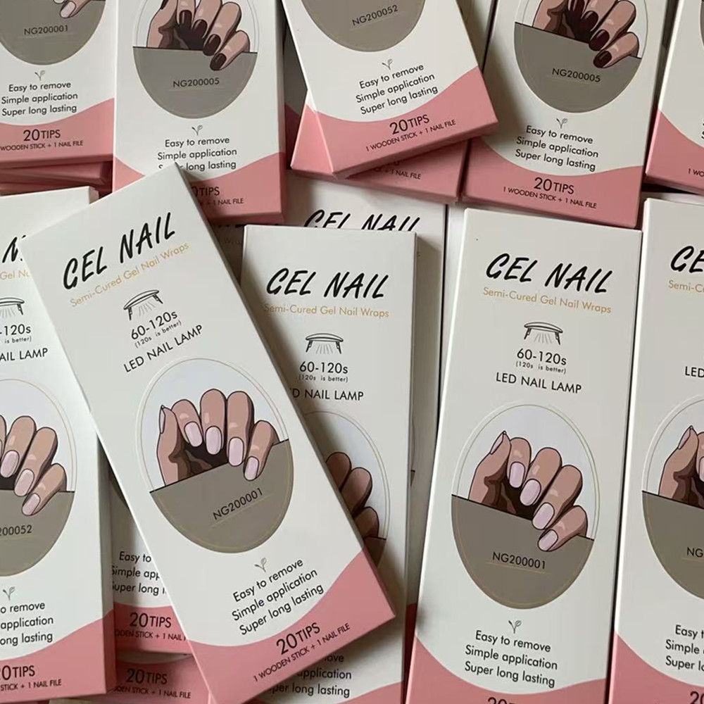 Uv Lamp Nail Resin - Huizi French Gel Nail Strips Patch