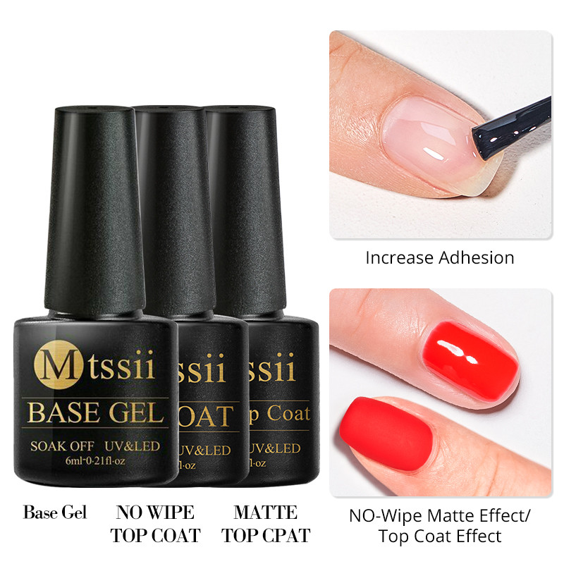 Uv Lamp Nail Resin - Base Gel No Wipe Top Coat