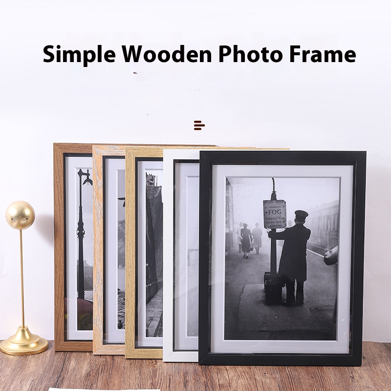 Resin Art Photo Frame - Large Wooden Picture Frame for 4K