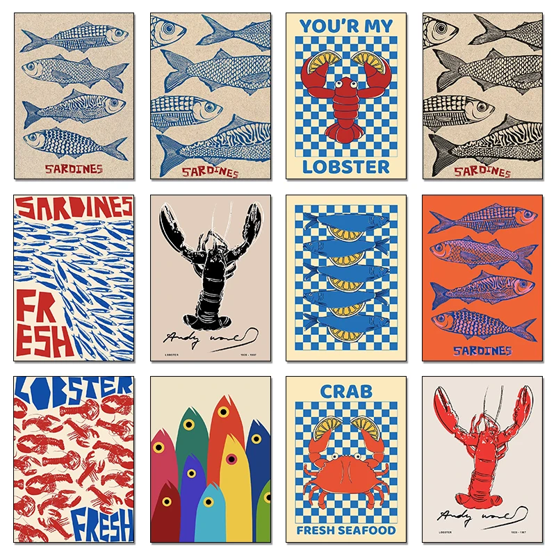 Poster colorato con sardine, a - Resin Art Kitchen recensione e prezzo