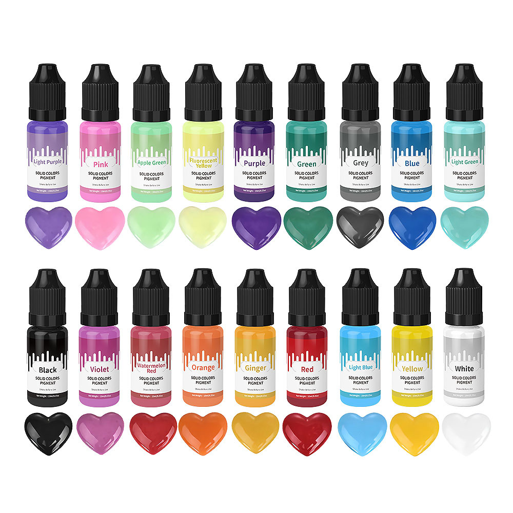 18 colori 10ml Macaron Solido  - Resin Art Glue recensione e prezzo
