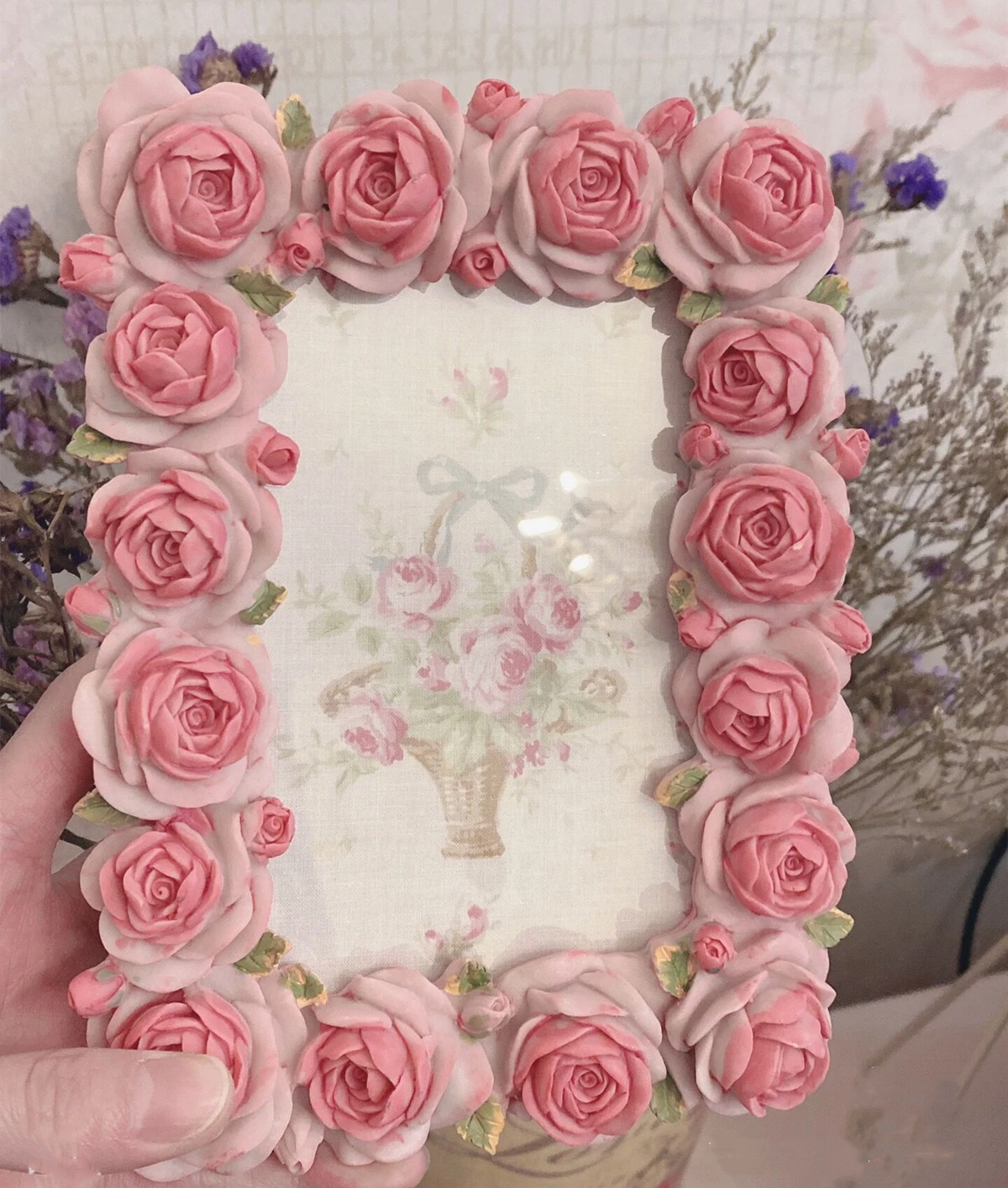Rosa Rose Blossom Series resin - Resin Art Photo Frame recensione e prezzo