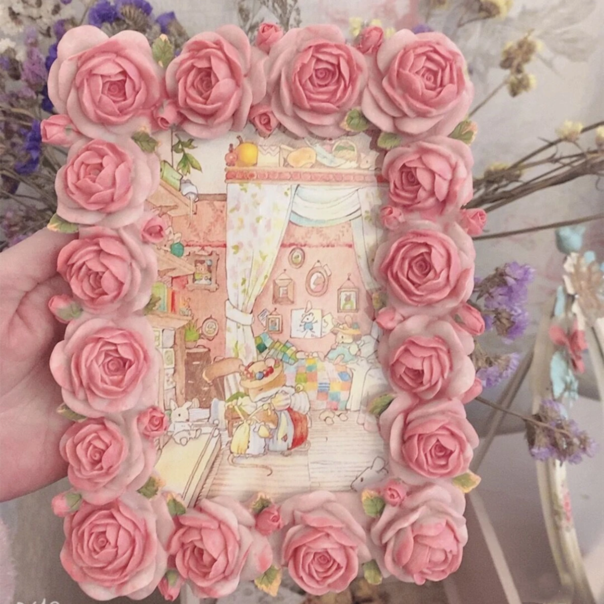 Rosa Rose Blossom Series resin - Resin Art Photo Frame recensione e prezzo