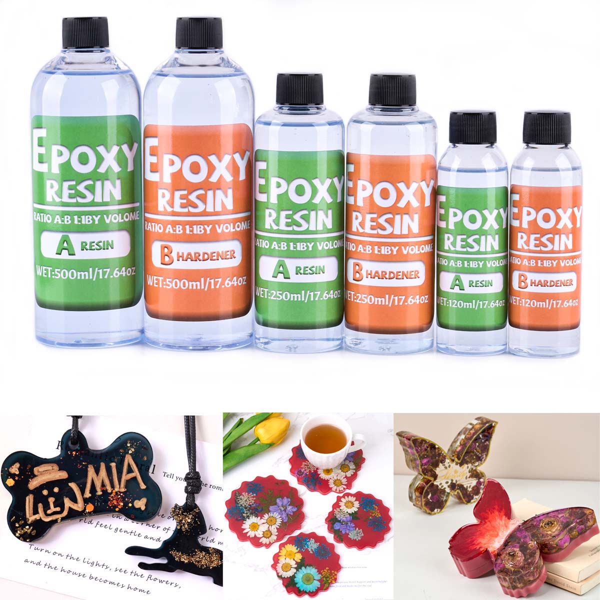 Rapporto 1:1 Kit in resina epo - Resin Art Glue recensione e prezzo