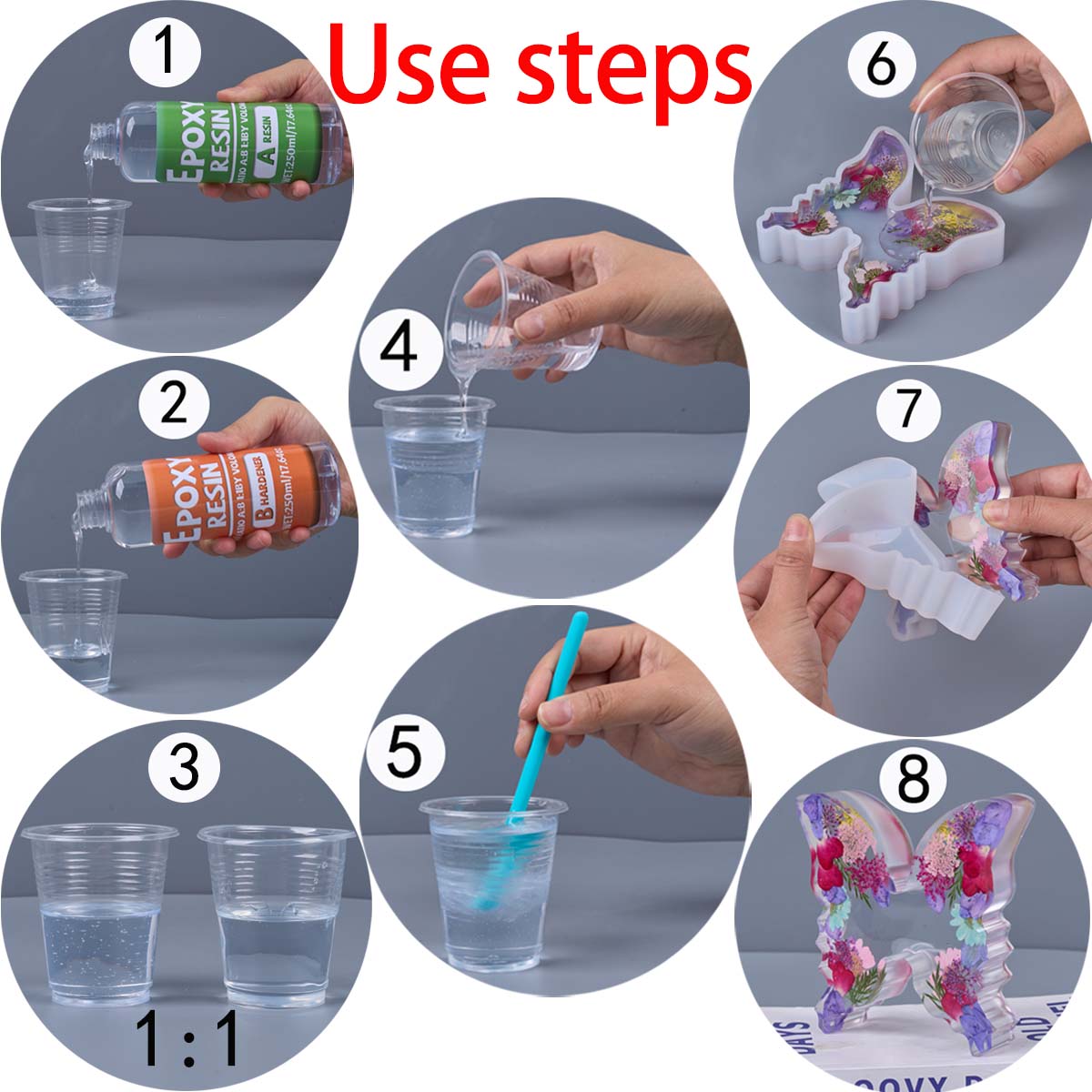 Rapporto 1:1 Kit in resina epo - Resin Art Glue recensione e prezzo