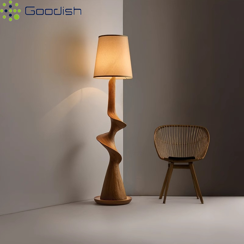 Lampada da Terra LED in Legno  - Resin Art On Floor recensione e prezzo