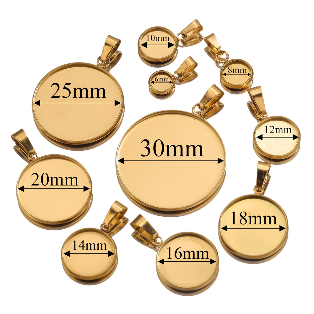 10 pz Pendenti In Oro In Accia - Resin Art Jewelry Kit recensione e prezzo