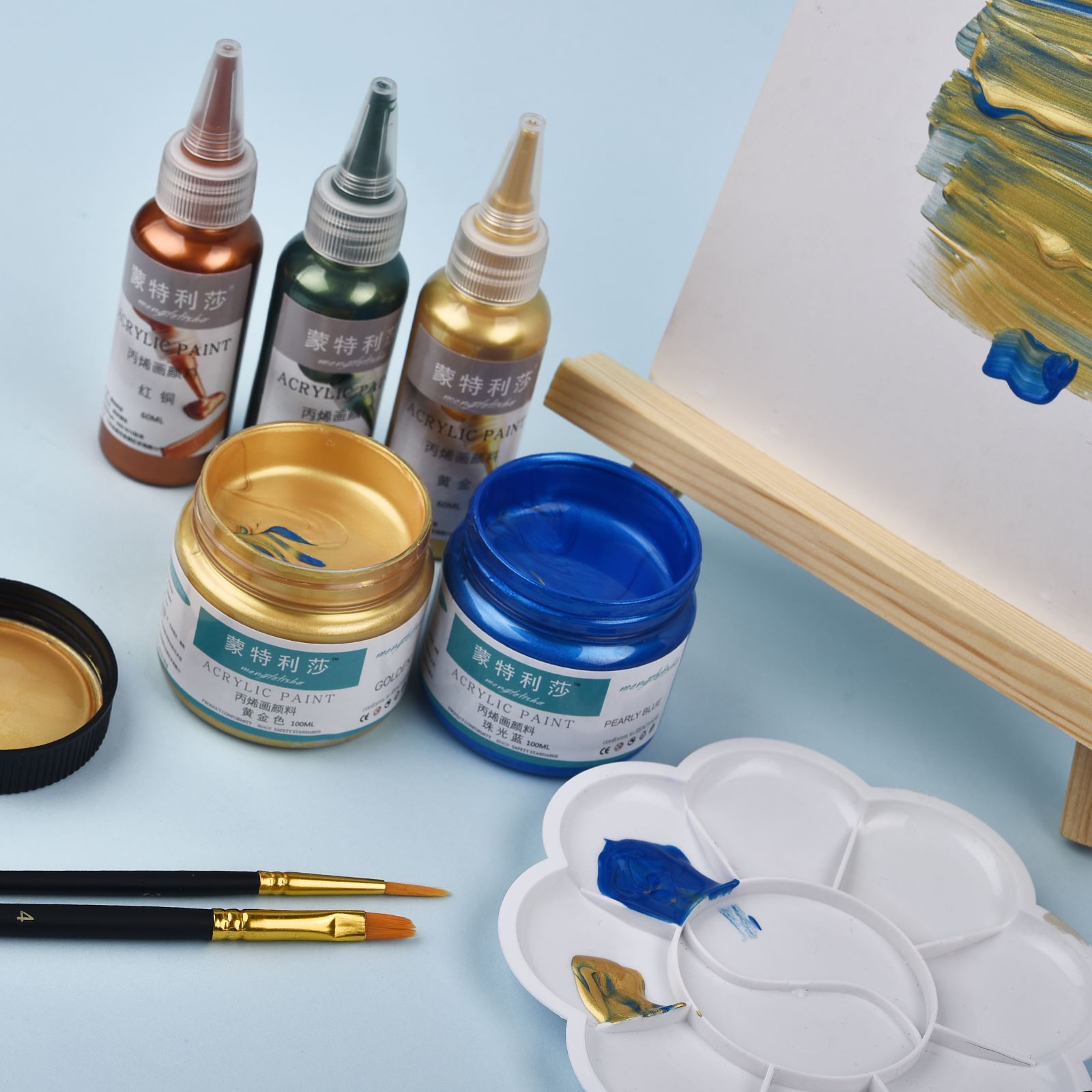 7 colori 60 ml/bottiglia Metal - Resin Art Glue recensione e prezzo
