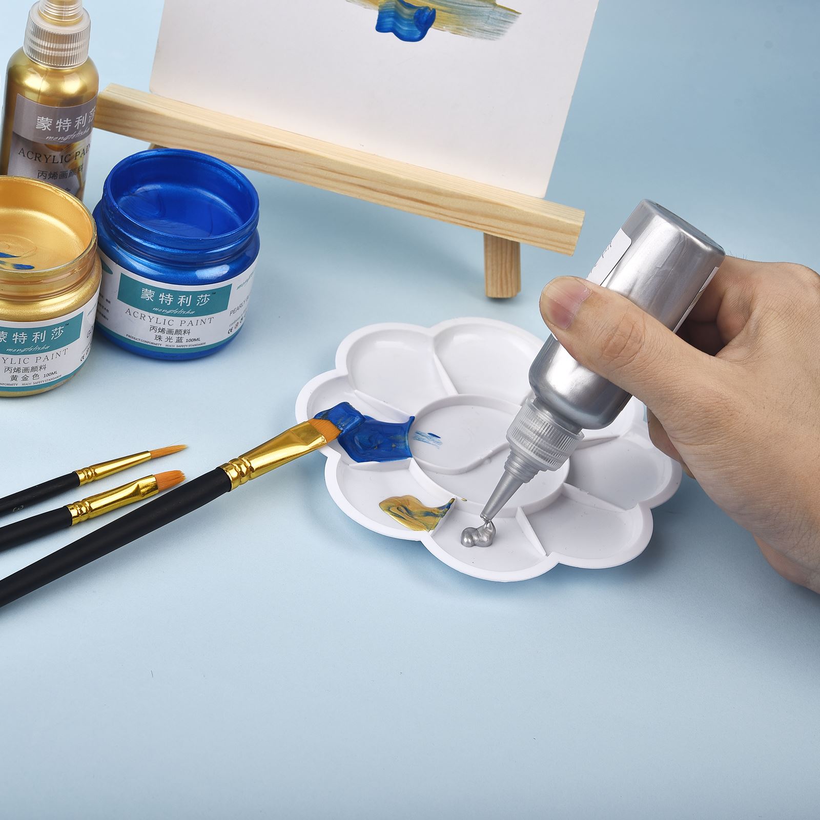 7 colori 60 ml/bottiglia Metal - Resin Art Glue recensione e prezzo