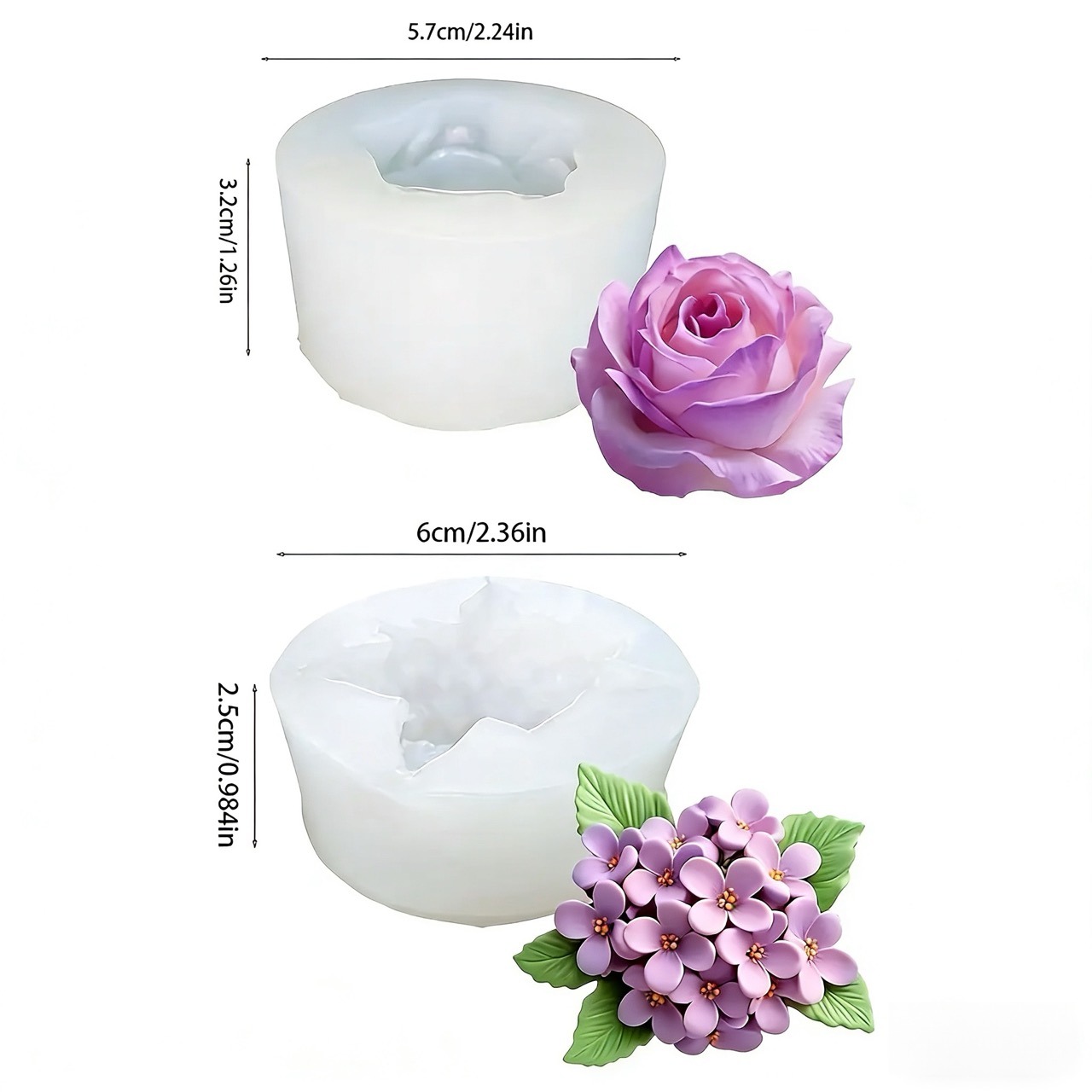 2 pezzi di stampi in silicone  - Resin Art And Design recensione e prezzo