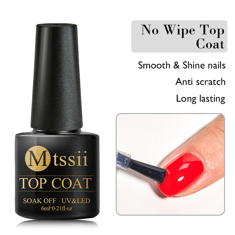 Base Gel No Wipe Top Coat 6ML  - Uv Lamp Nail Resin recensione e prezzo