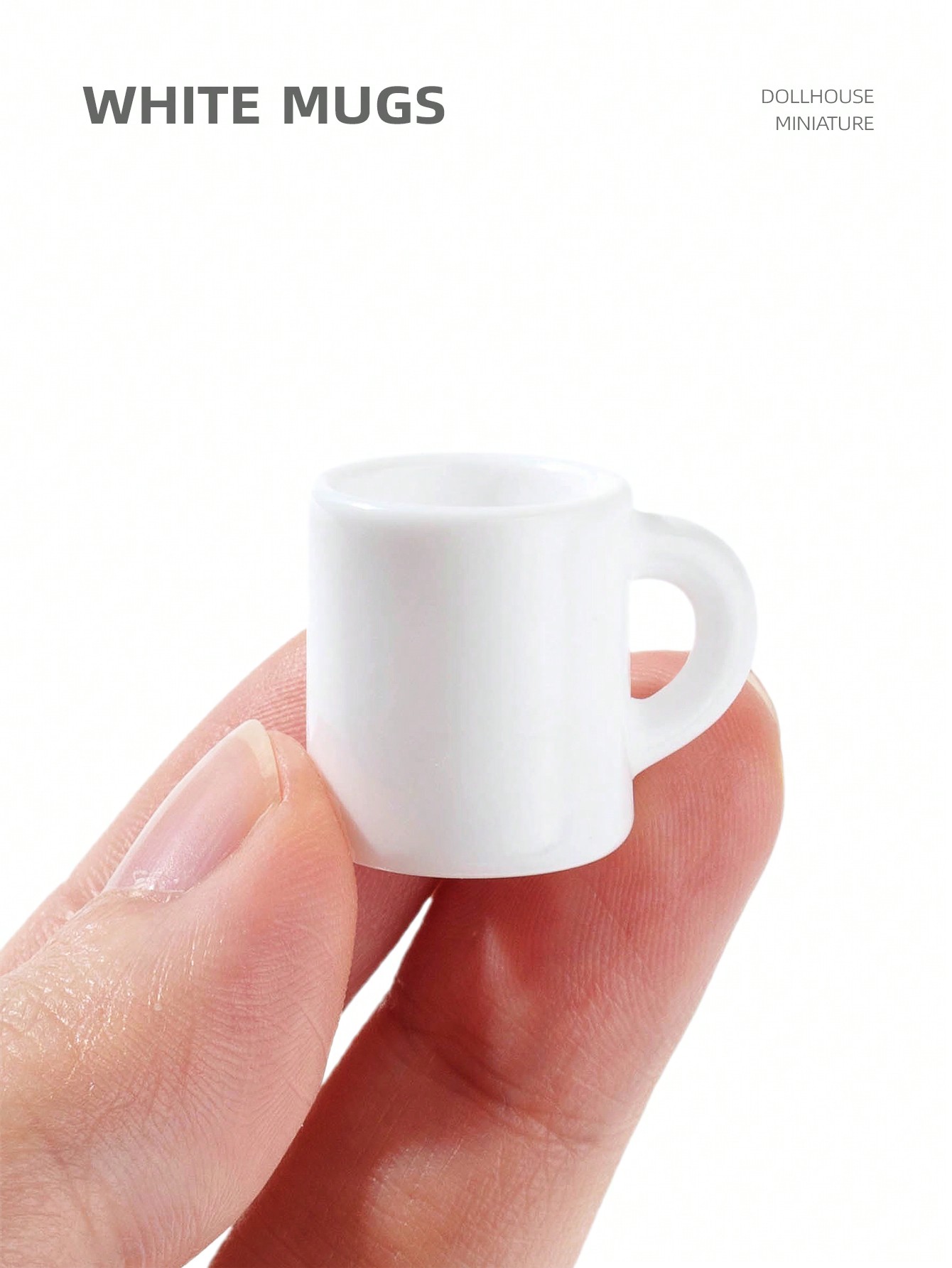 10 tazze bianche in miniatura  - Resin Art Kitchen recensione e prezzo