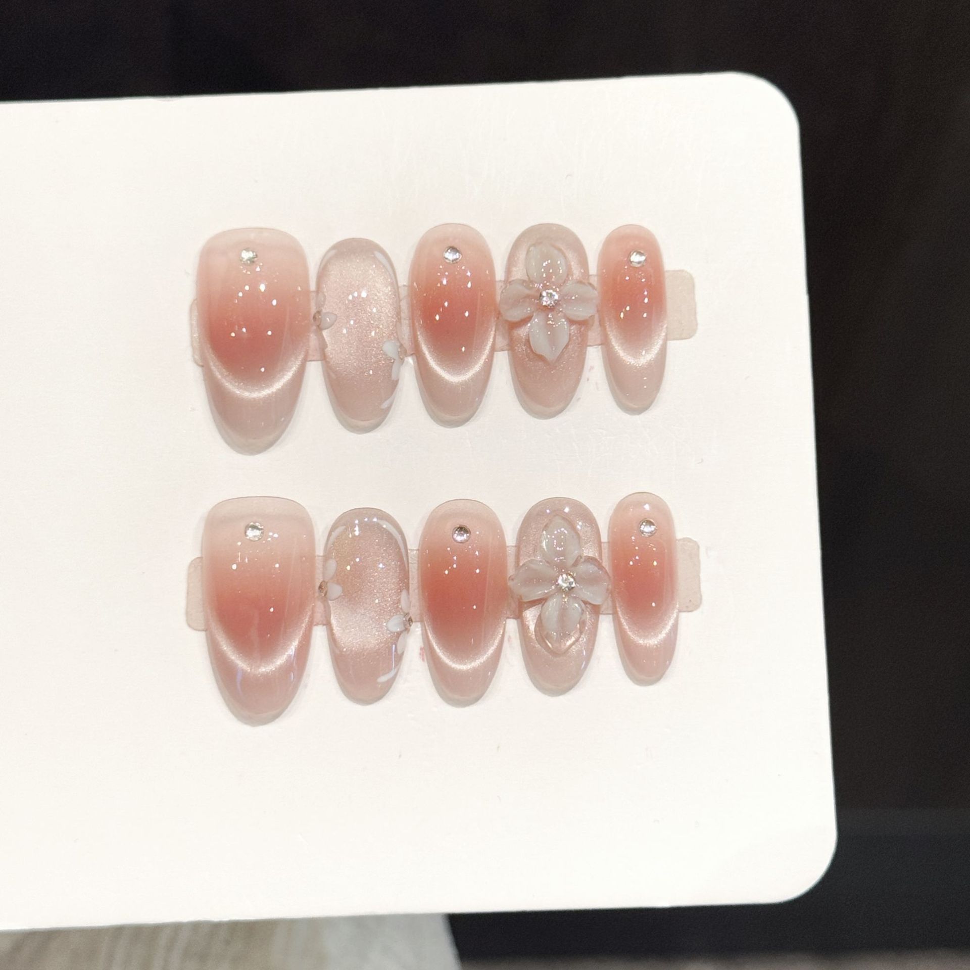 10 pz Unghie Finte Press-On Fa - Resin Art Flowers recensione e prezzo